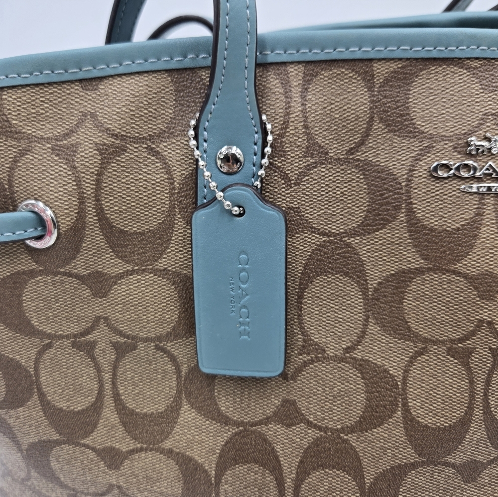 Coach PVC Drawstring Carryall Canvas - Picture 3 of 16